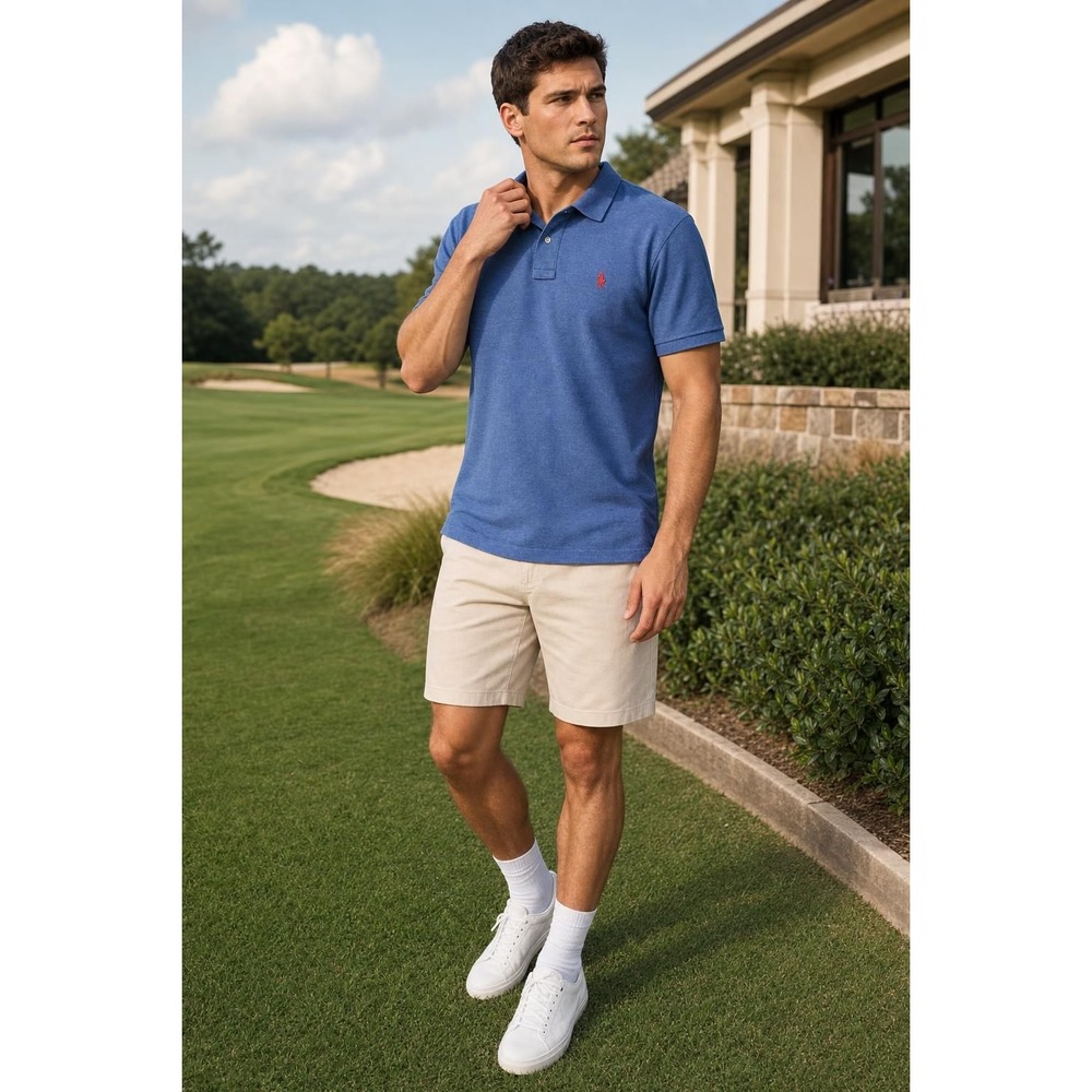 Polo Ralph Lauren Polo Shirt Men's XS Blue Classic Fit Preppy Golf Quiet Luxury